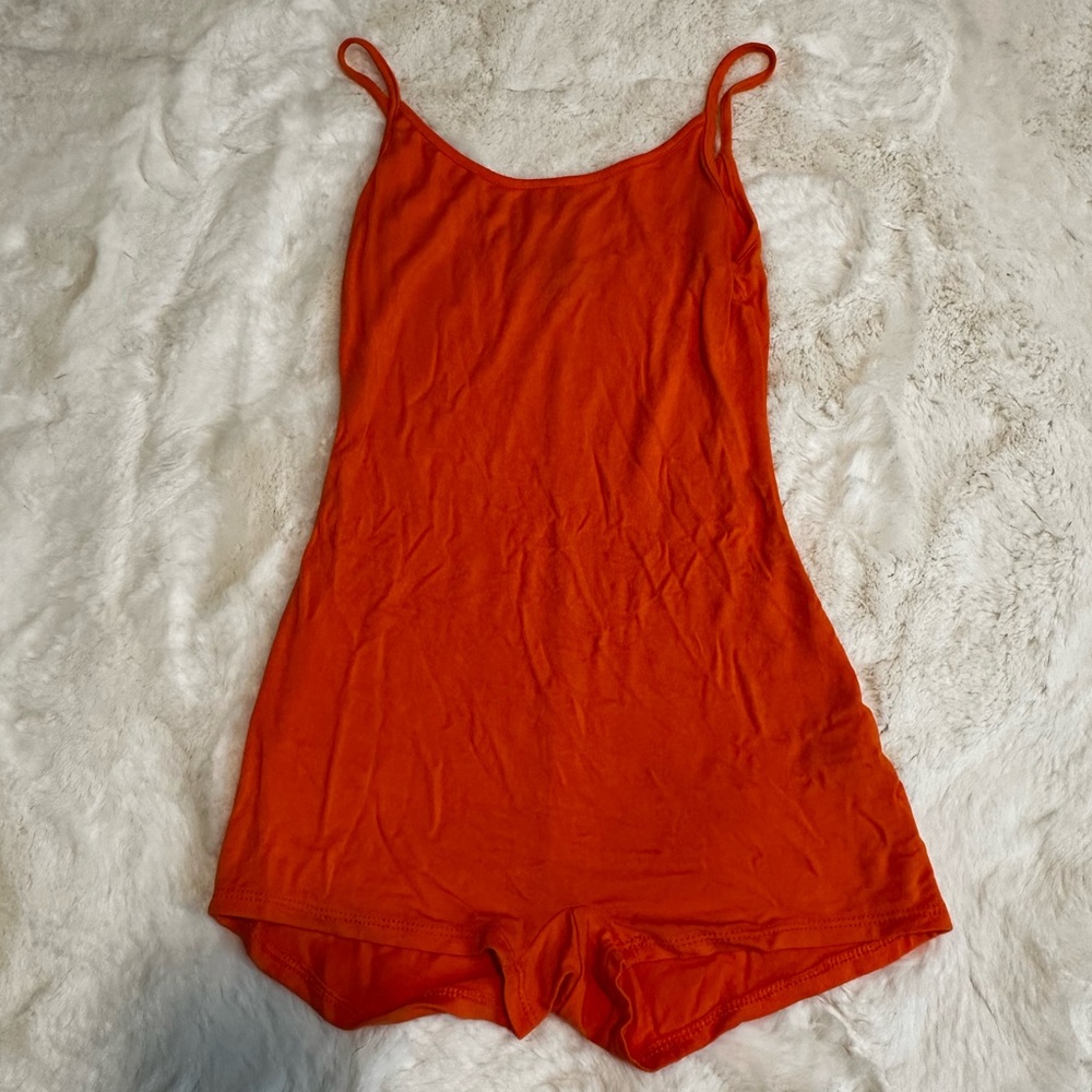 Brand new never worn orange jumpsuit